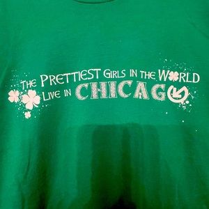 Chicago St. Patrick’s tee- Kelly green. Loop Apparel brand- L